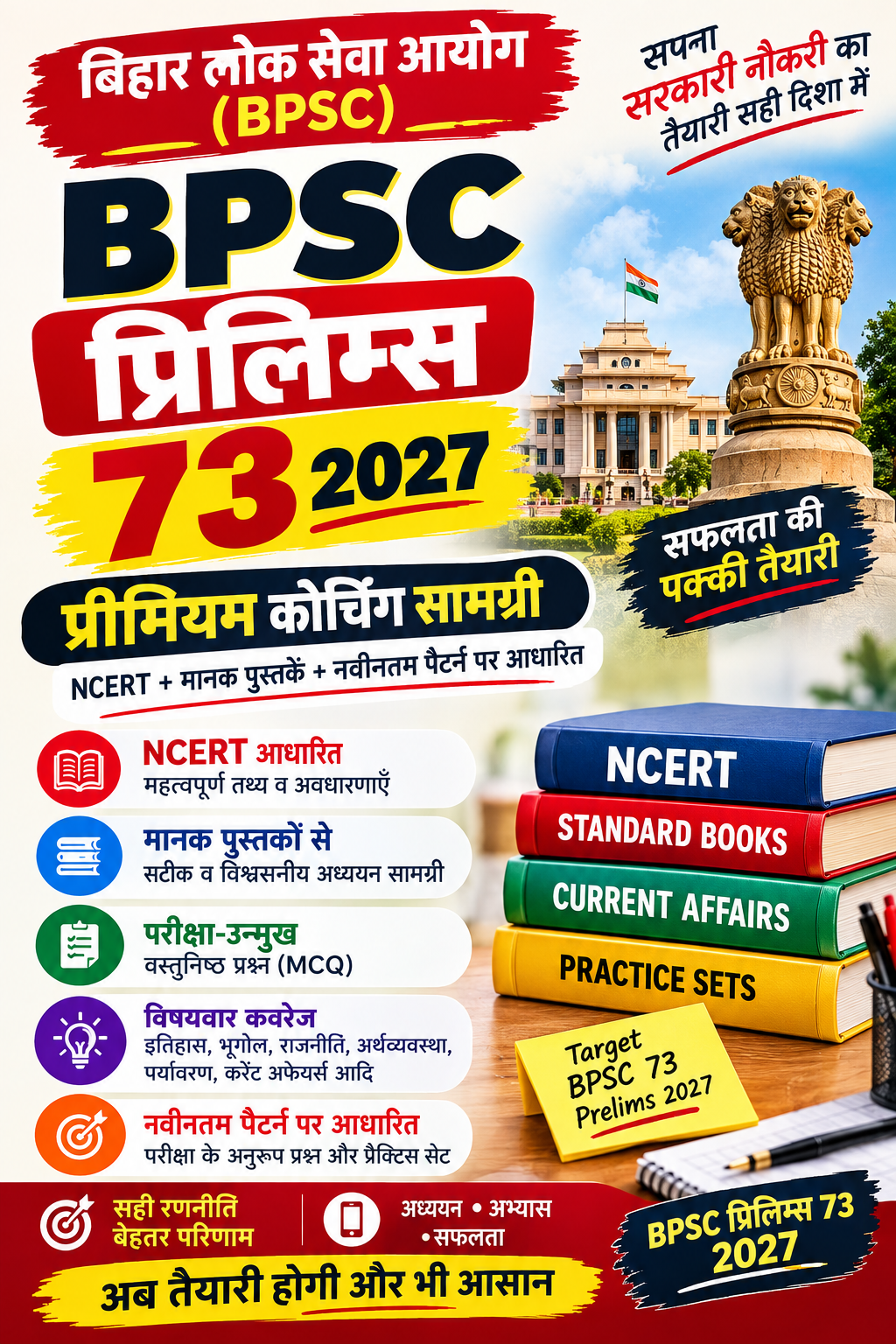 BPSC prelims Test series in Hindi 